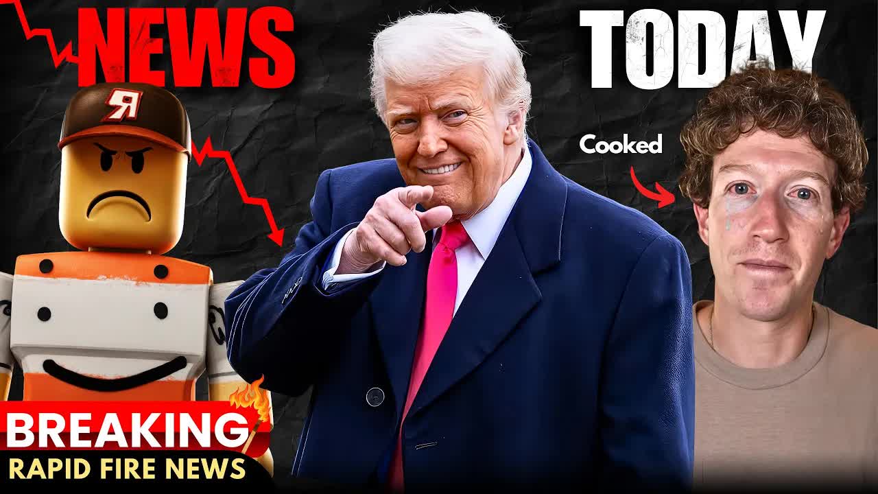 Trump Proved Everyone Wrong?! & Roblox Losing BILLIONS!